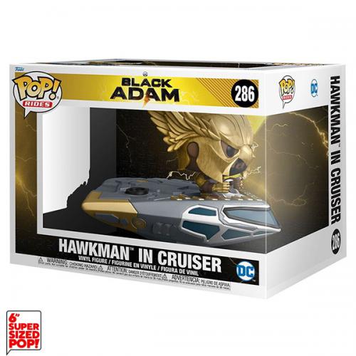 Funko POP! Black Adam: Hawkman in Cruiser (286) DLX