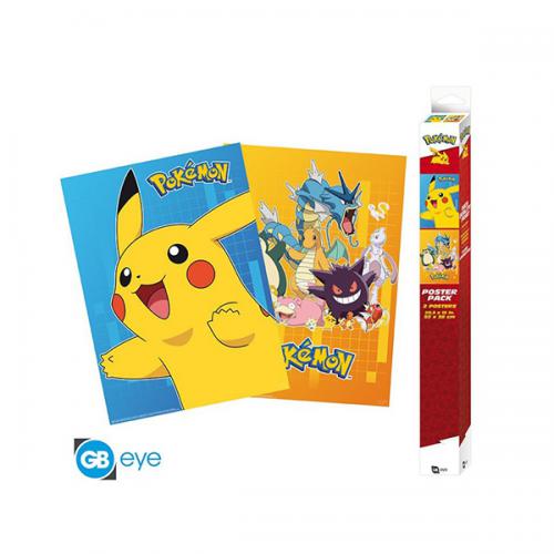Pokemon Set 2 Chibi Posters: Colourful Characters 52x38