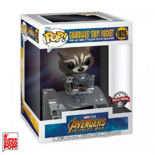 Funko POP! Infinity War: Ship Rocket (1025) EXM DLX