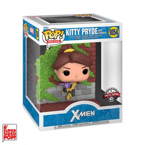 Funko POP! X-Men: Kitty Pryde w/Lockheed (1054) EXM DLX