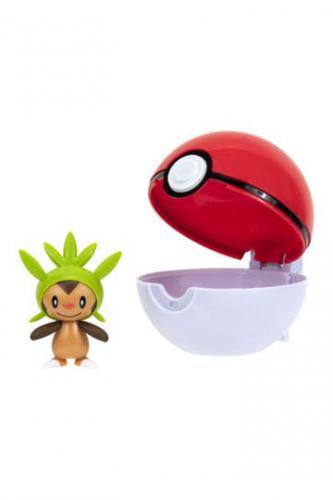 Pokemon Clip'n'Go Poke Balls Chespin & Poke Ball 5cm