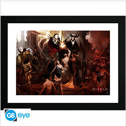 Diablo Framed Print : Diablo IV - Nephalems (30x40)