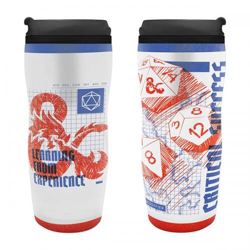 Dungeons & Dragons Travel Mug: Sketch Dice