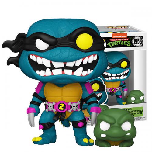 Funko POP! TMNT: Slash w/Pre-mutated Turtle Slash (1558)