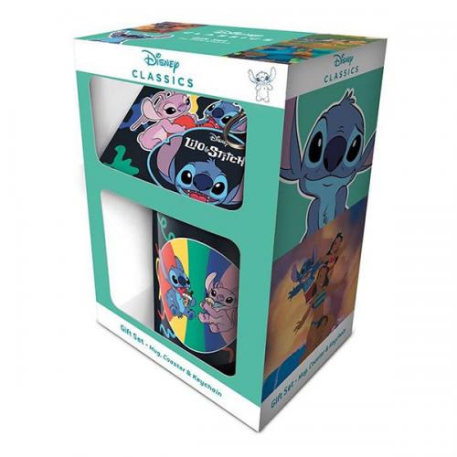 Lilo & Stitch You My Fave Tazza/Coaster/Keychain Gift Set