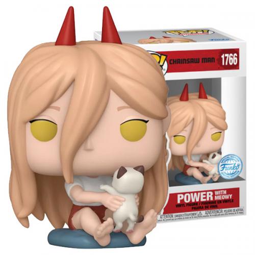 Funko POP! Chainsaw Man: Power w/Meowy (1766) EXM