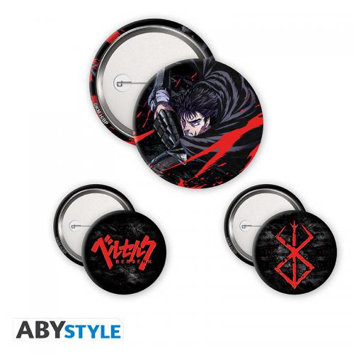 Berserk Pin Spilla Badge Pack: Guts 3cm