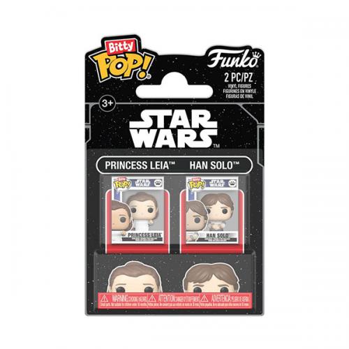Funko Bitty POP! Star Wars: Leila & Han Solo 2PK