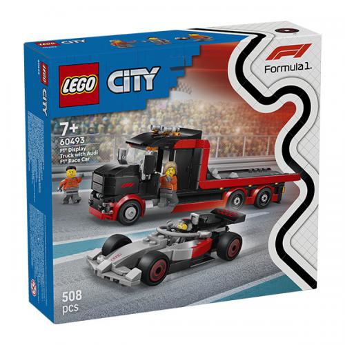 60493 LEGO City Display Truck F1 con Auto da Corsa Audi F1