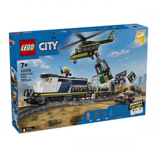60508 LEGO City Trains Rapina al Treno della Polizia