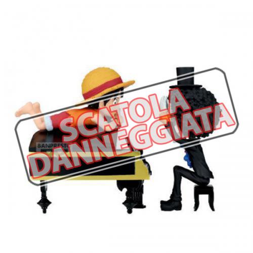 D1 One Piece WCF Log Stories: Luffy & Brook 8cm