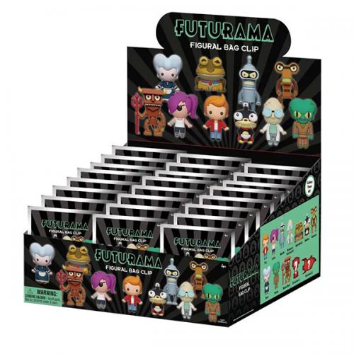 Futurama (24pz) Bag Clip Blind Box Display 7cm