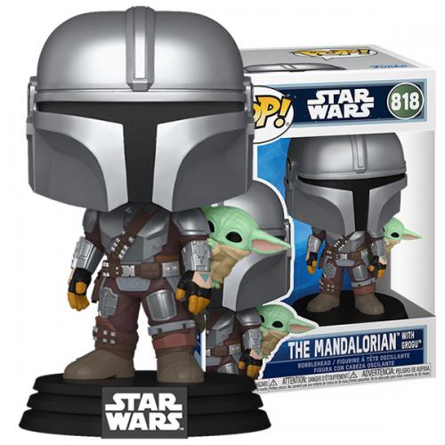 Funko POP! Star Wars TMAG: The Mandalorian w/Grogu (818)