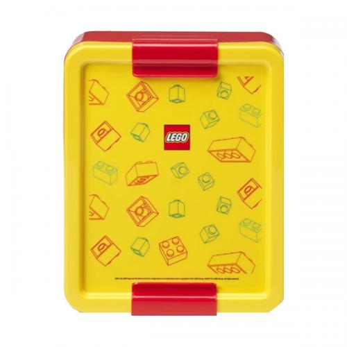 LEGO Lunch Box Brick Art Line: Bright Red Yellow 024
