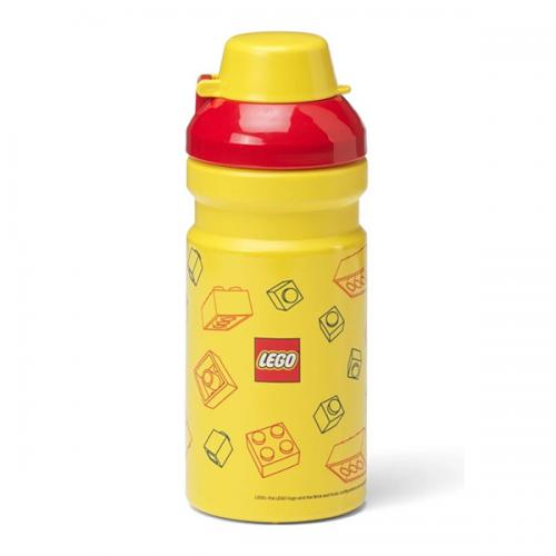 LEGO Drinking Bottle Brick Art Line: Bright Red Yellow 024