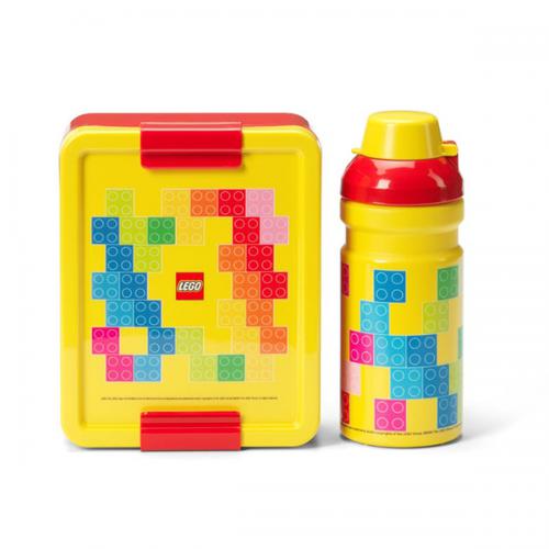 LEGO Lunch Set Brick Art Line: Bright Red Yellow 024