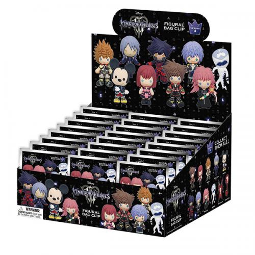 Kingdom Hearts S4 (24pz) Bag Clip Blind Box Display