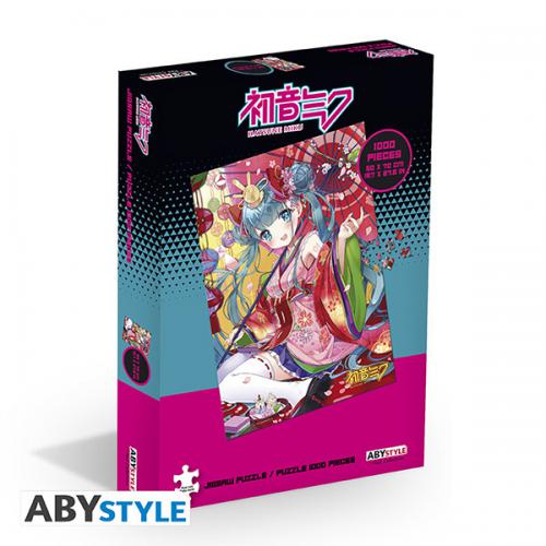Hatsune Miku Puzzle 1000pz Sakura Kimono