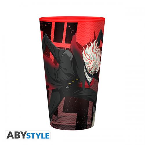 Dan Da Dan Large Glass 400ml: Okarun & Granny Turbo