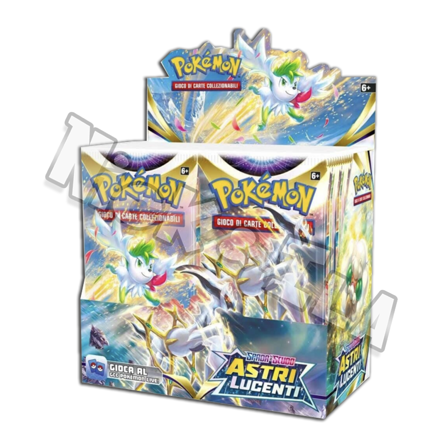 Pokemon: Box 36 Bustine - ASTRI LUCENTI + teca (ITA🇮🇹)