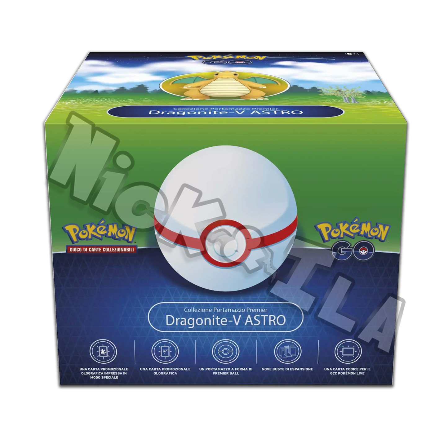 Pokemon: Collezione portamazzo Premier DRAGONITE V ASTRO