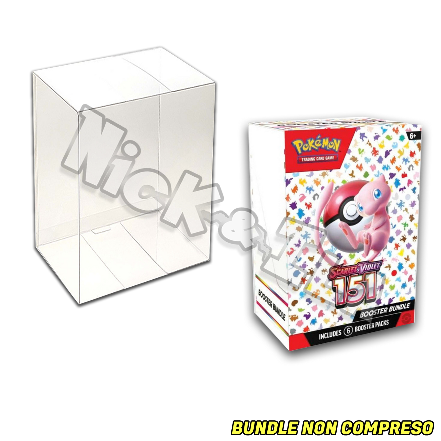 Case protettivo trasparente in PVC per BUNDLE 6 BUSTE e LOTTA STRATEGICA