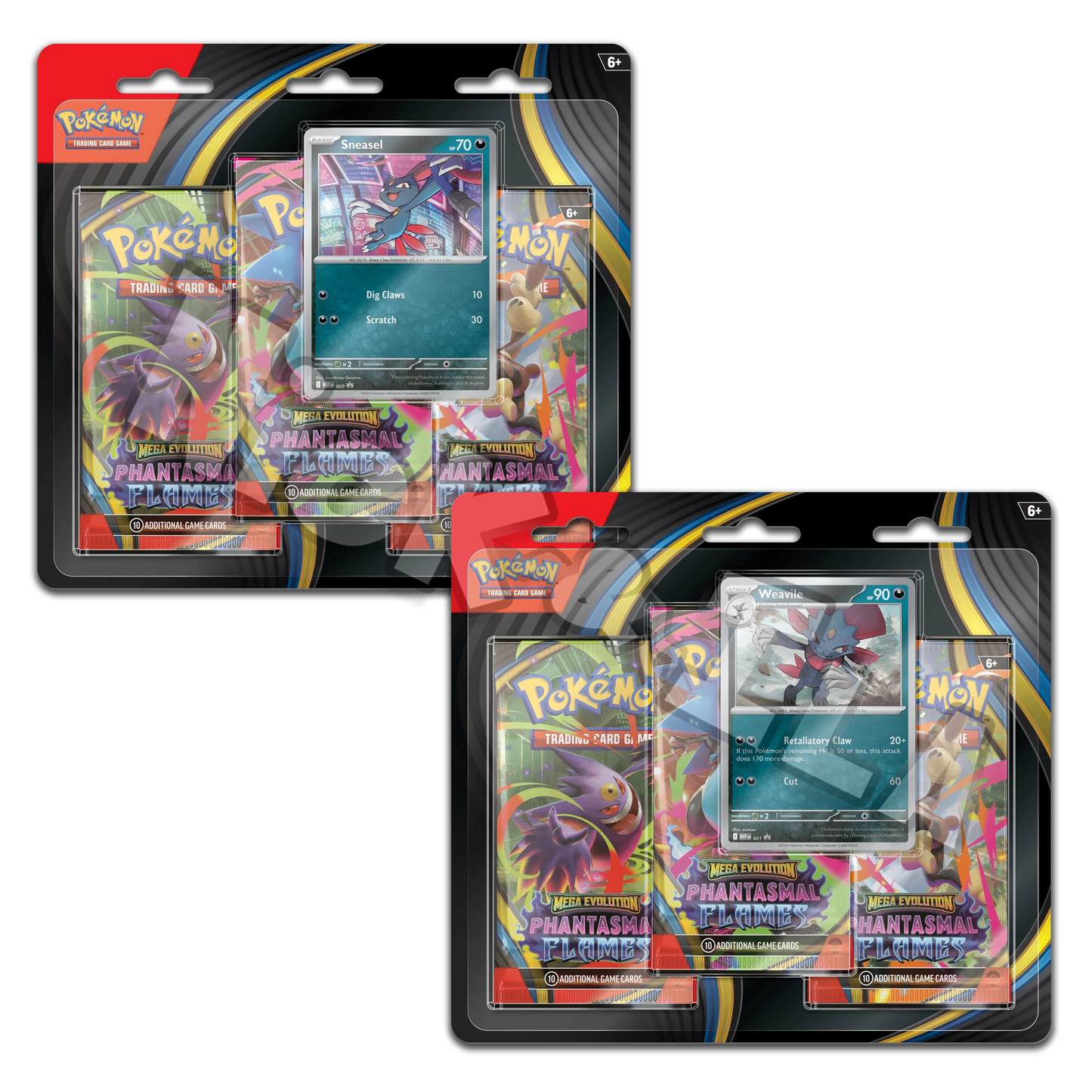 Pokemon: Blister 3 buste - Megaevoluzioni - FIAMME SPETTRALI (ITA🇮🇹)