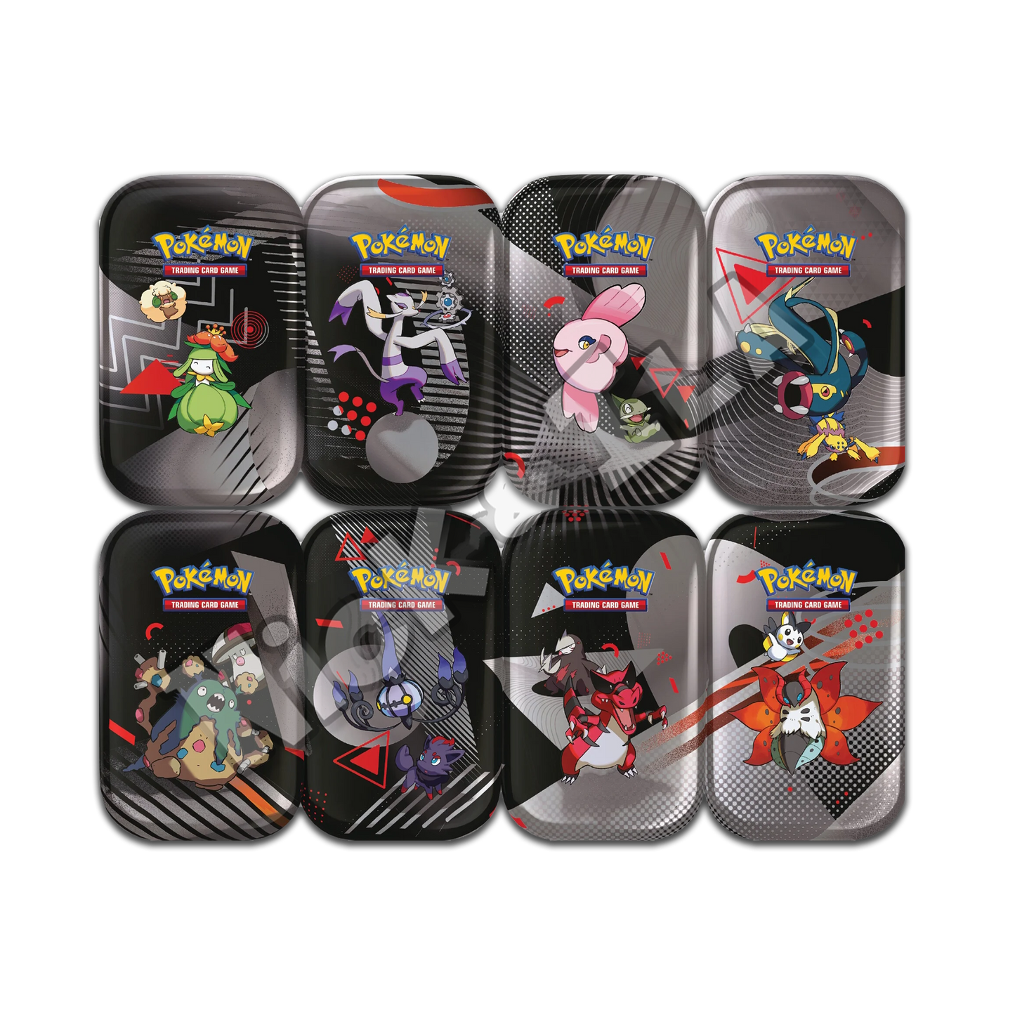 Pokemon : Mini tin collezione LUCE NERA & FUOCO BIANCO (ITA🇮🇹)