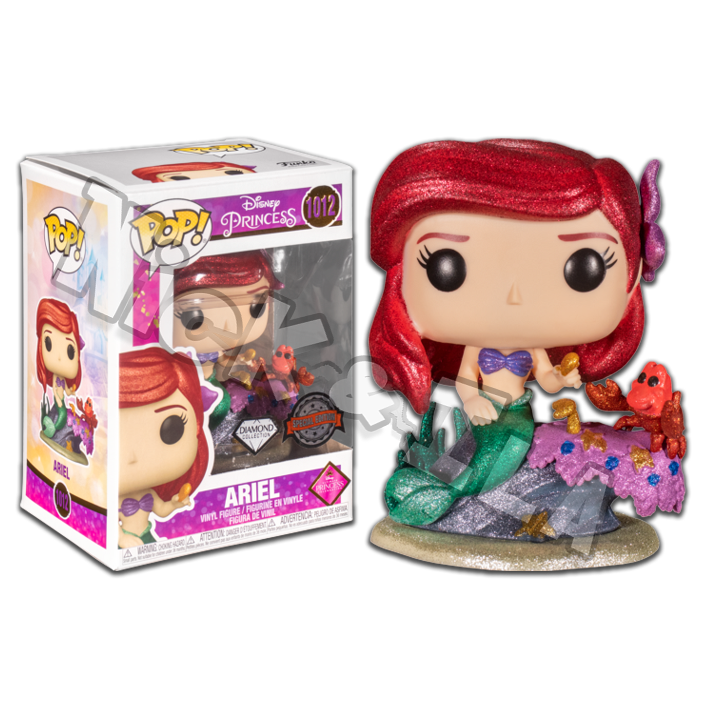 Funko POP! Disney Princess: Ariel (1012) - Exclusive - Diamond Glitter 🧜♀️