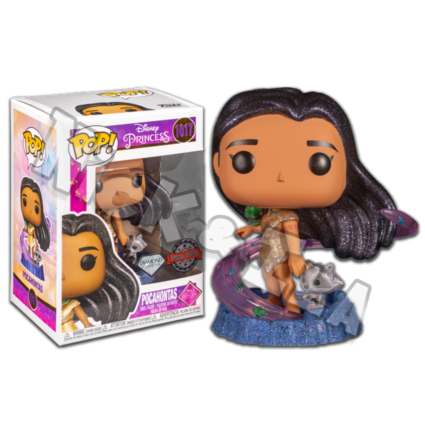 Funko POP! Disney Princess: Pocahontas (1017) - Exclusive - Diamond Glitter💎