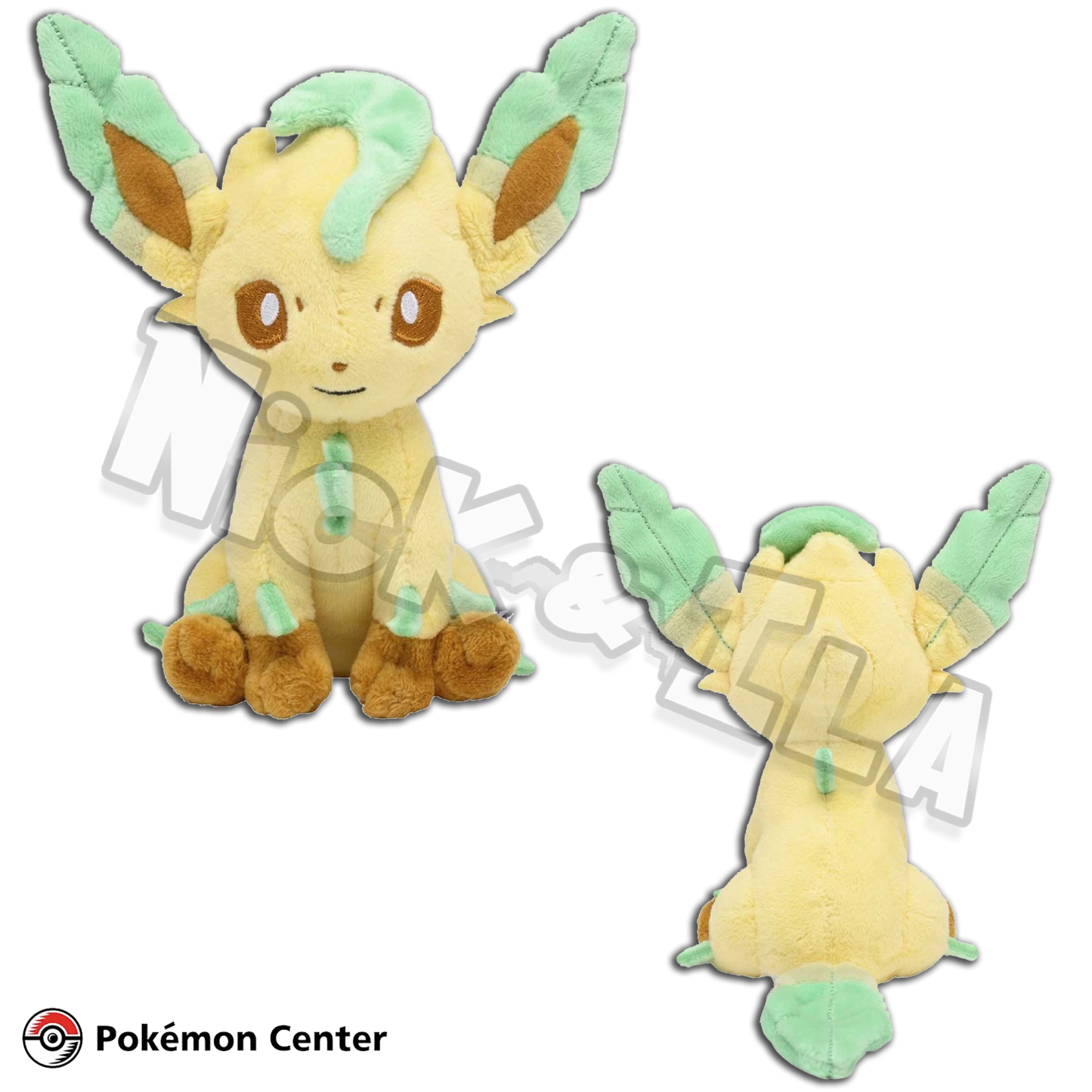 Pokémon Center: LEAFEON 🍃- Sitting Cuties peluche