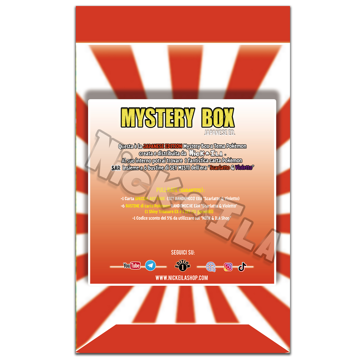 MYSTERY BOX Pokèmon - 🇯🇵Japanese Edition🇯🇵 - Nick & Ila