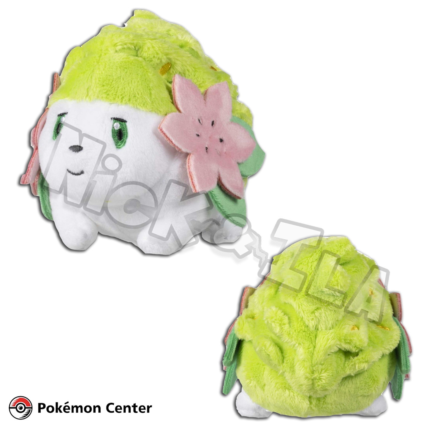 Pokémon Center: SHAYMIN FORMA TERRA 🍃 - Sitting Cuties peluche