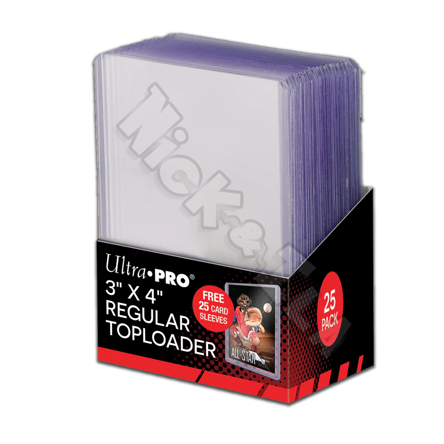 TOPloader Ultra Pro 3" x 4" - Clear Regular - 25pz