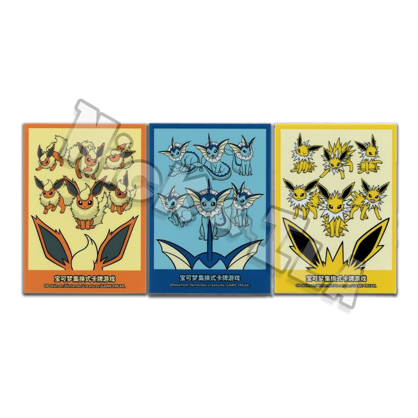 Sleeve regular - Set artwork eeveelutions 🇨🇳 65x
