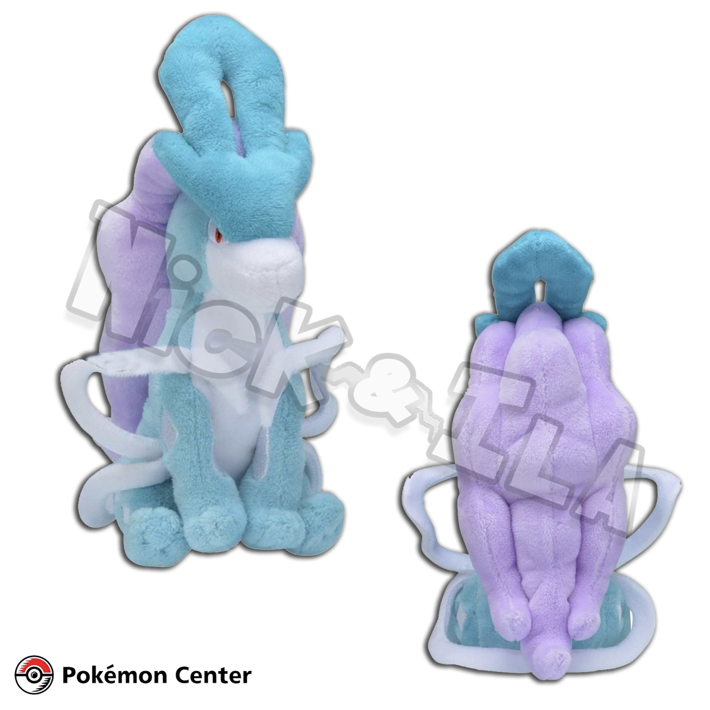 Pokémon Center: SUICUNE ❄️ - Sitting Cuties peluche