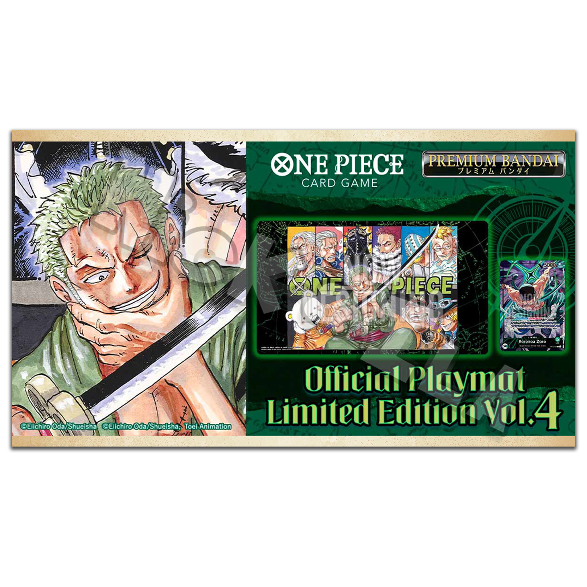 One Piece: Official Playmat Limited Edition Vol.4 + Promo card RORONOA Nick&Ila Shop One Piece: Official Playmat Limited Edition Vol.4 + Promo card RORONOA Nick&Ila Shop