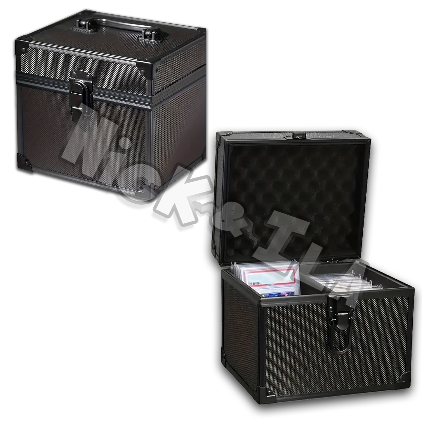 VALIGIA PORTA CARTE GRADATE con chiusura a clip