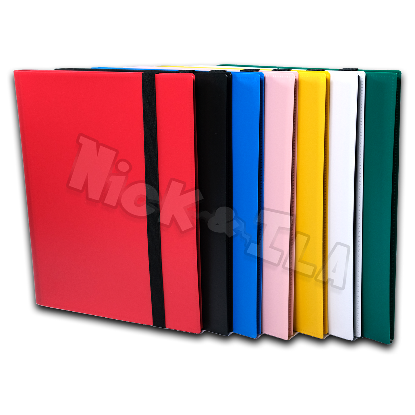 Album colorato - Binder portacarte - 9 tasche