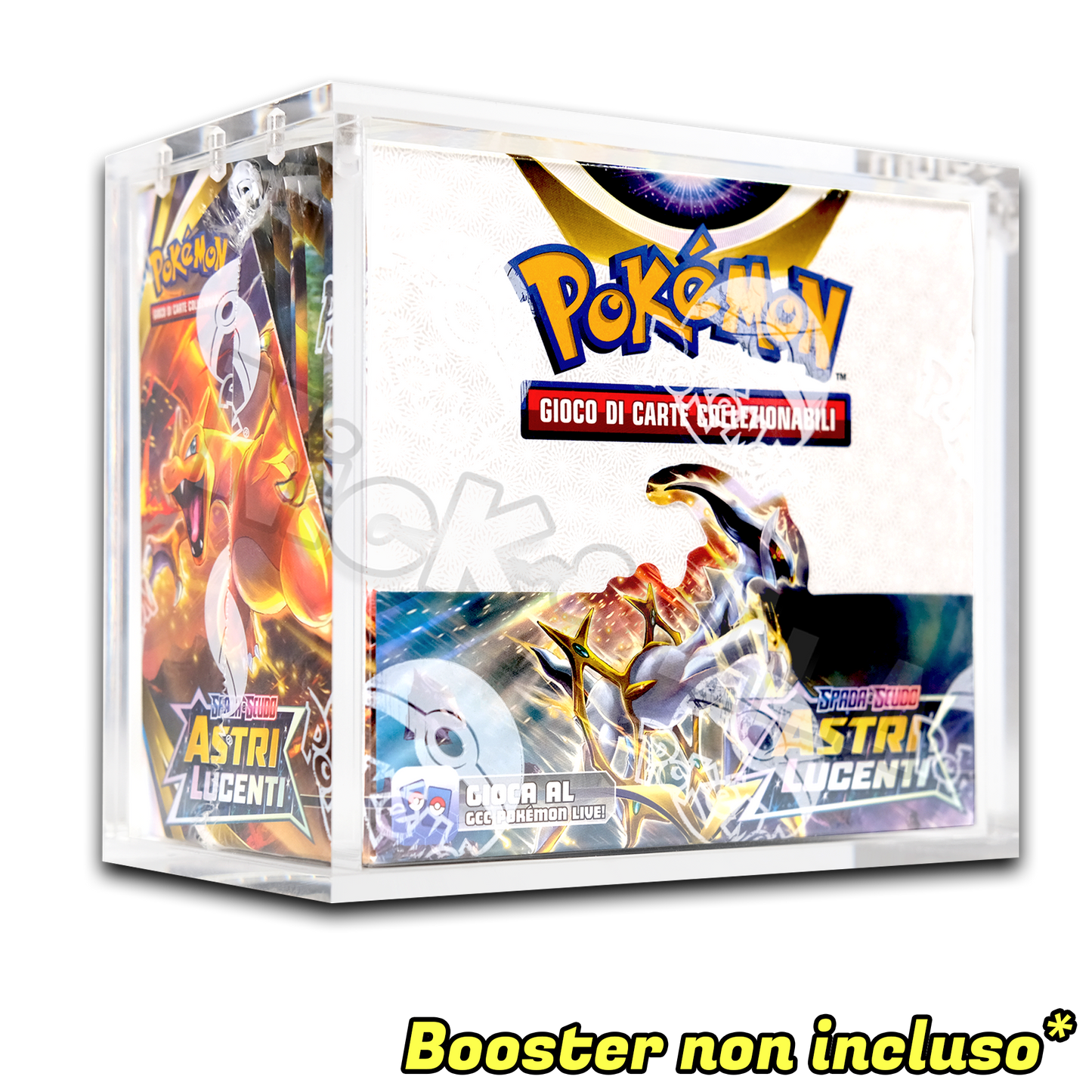 Case in Plexiglas con chiusura magnetica per BOX 36 bustine - Pokemon