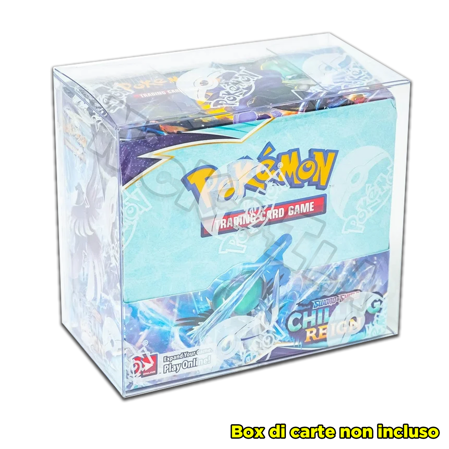 Case protettivo trasparente in PVC per BOOSTERBOX POKEMON 36 bustine