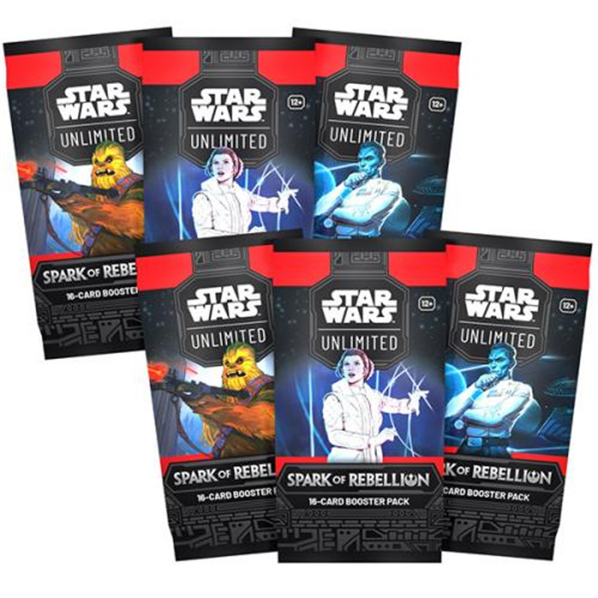 Star Wars Box 24 Buste Spark Of Rebellion Booster ENG
