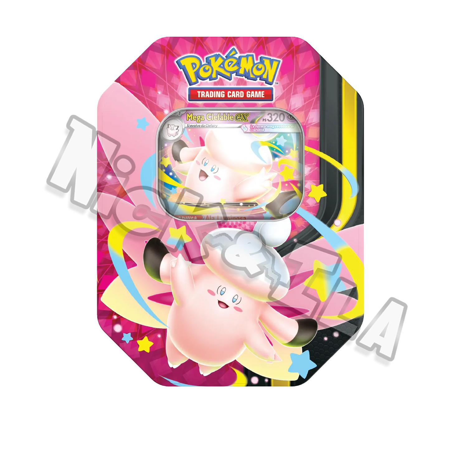 Pokemon: Tin da collezione Chiarodiluna: MEGA CLEFABLE EX (ITA 🇮🇹)