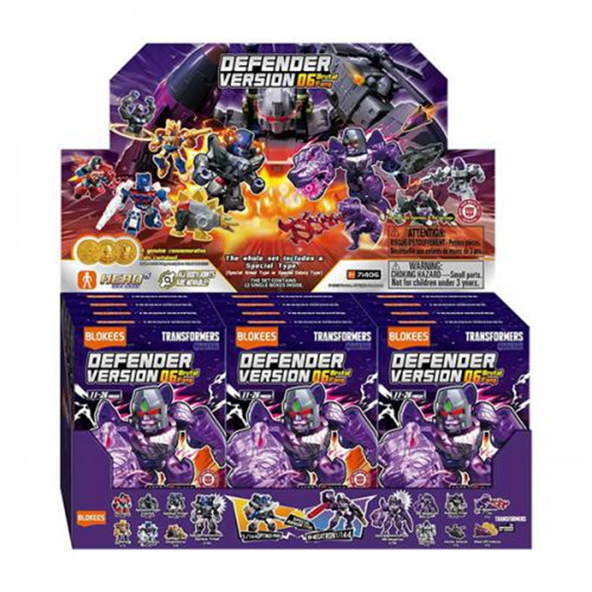 Blokees Blind Box 12pz Transformers Defender Vrs 06