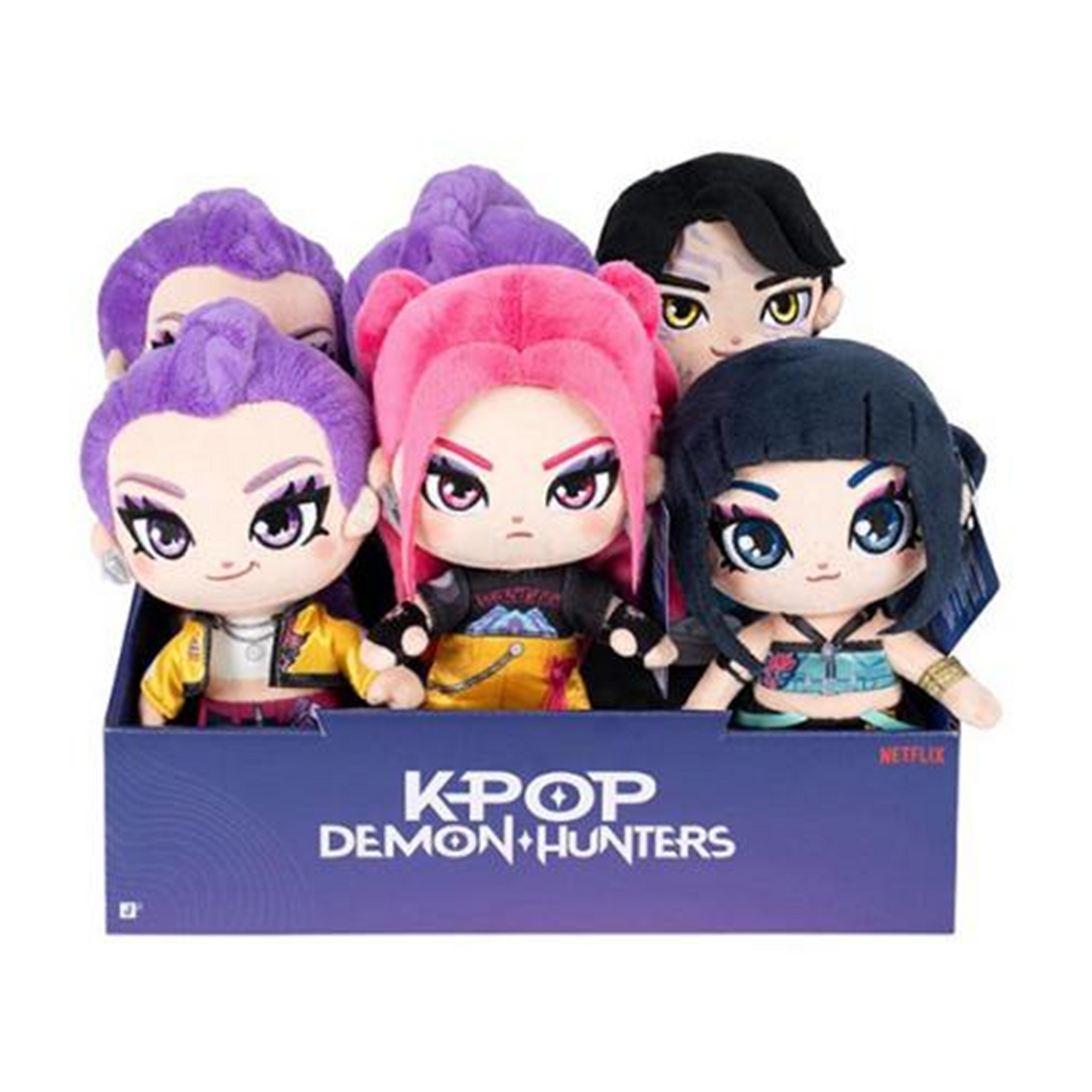 Kpop Demon Hunters 6pz Peluche 20cm Assortment