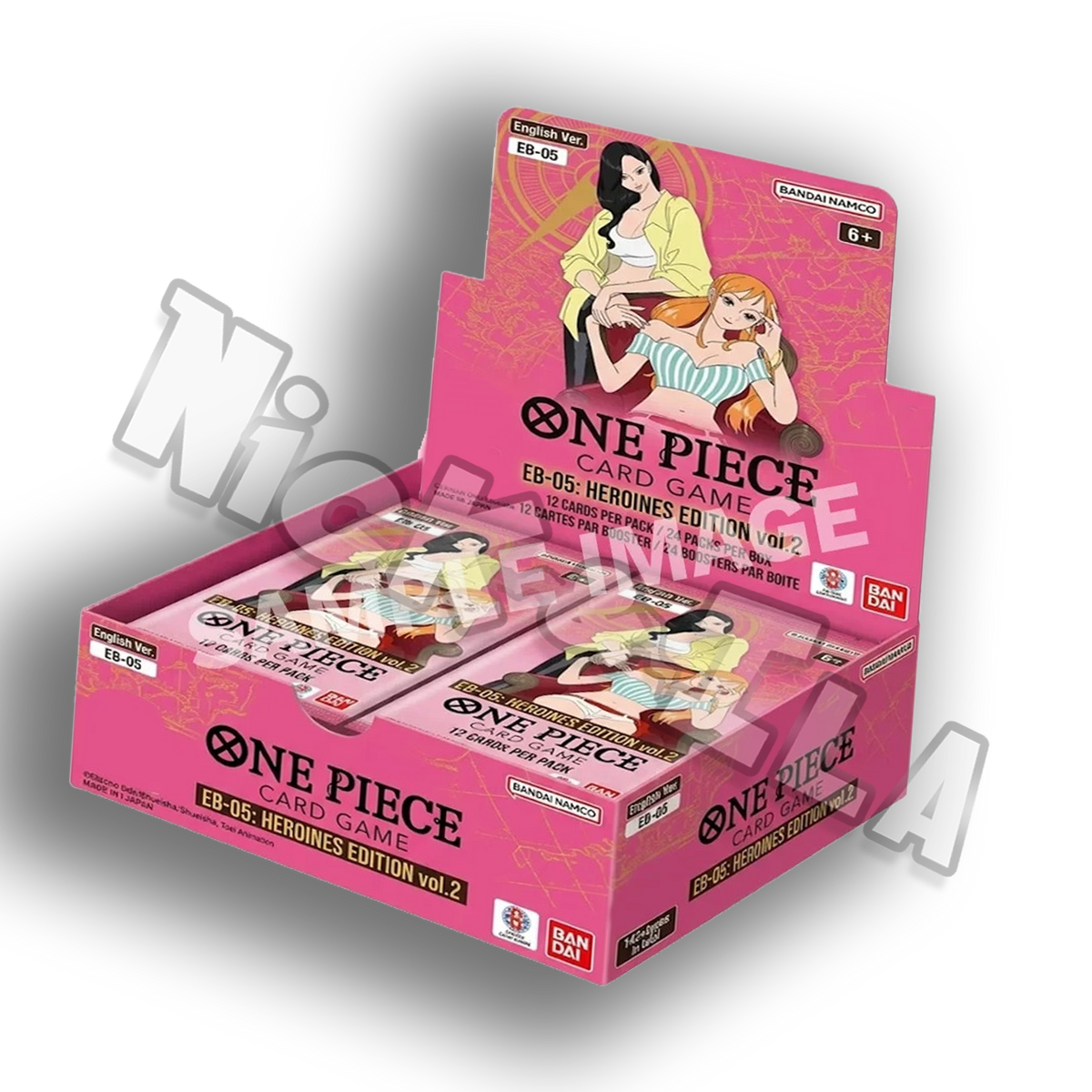 Booster Box ONE PIECE Card Game 24 Bustine - EB05 Heroines Edition Vol 2 (ENG🇬🇧 )