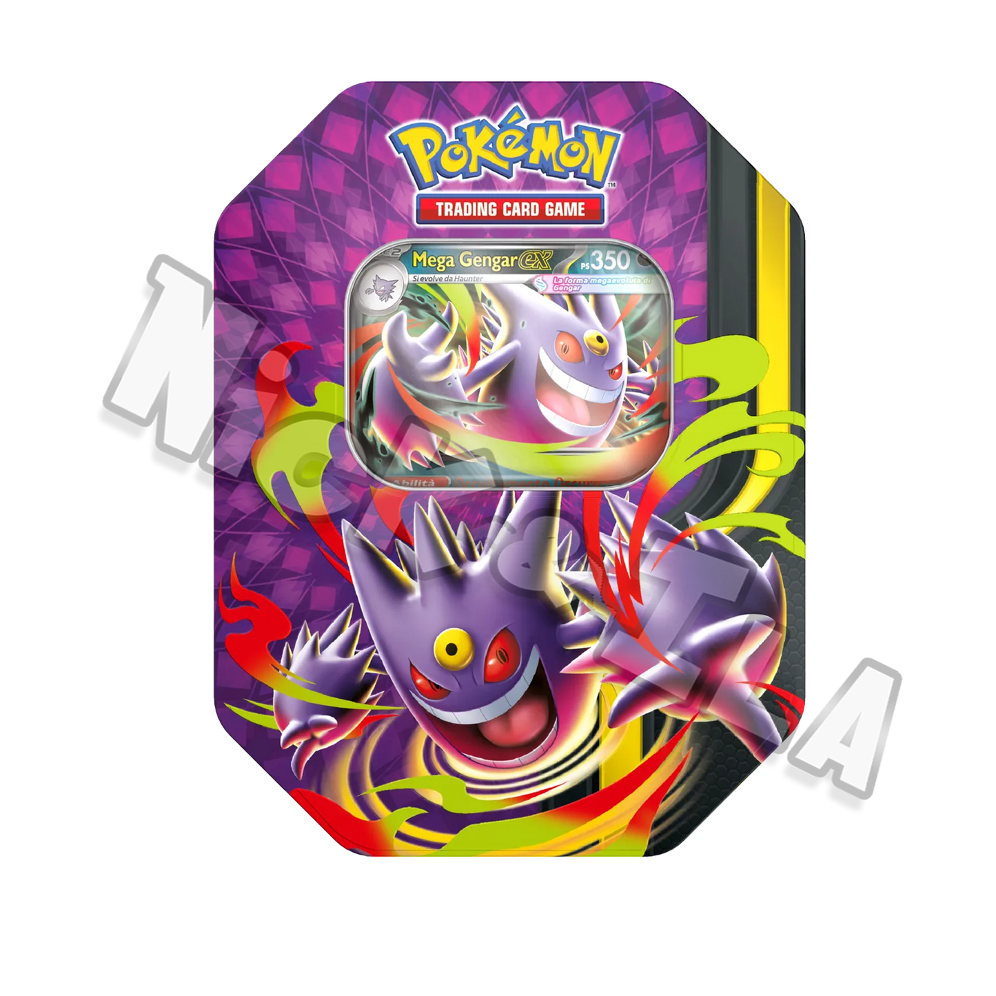 Pokemon: Tin da collezione Chiarodiluna: MEGA GENGAR EX (ITA 🇮🇹)