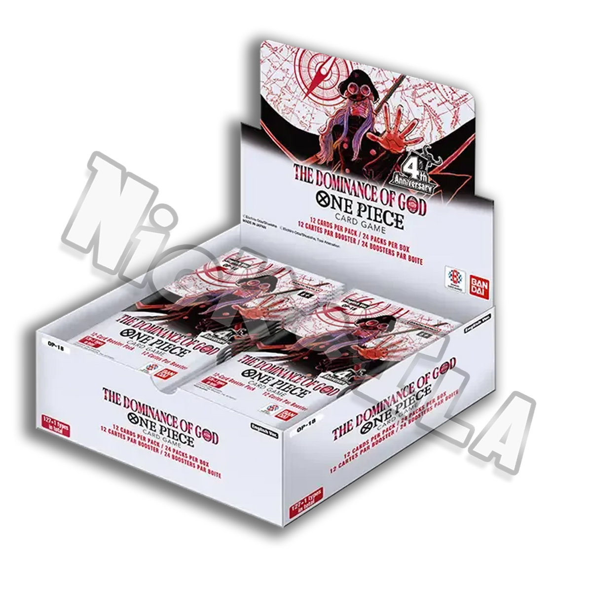 Booster Box ONE PIECE Card Game 24 Bustine - OP18 The Dominance Of God (ENG🇬🇧 )