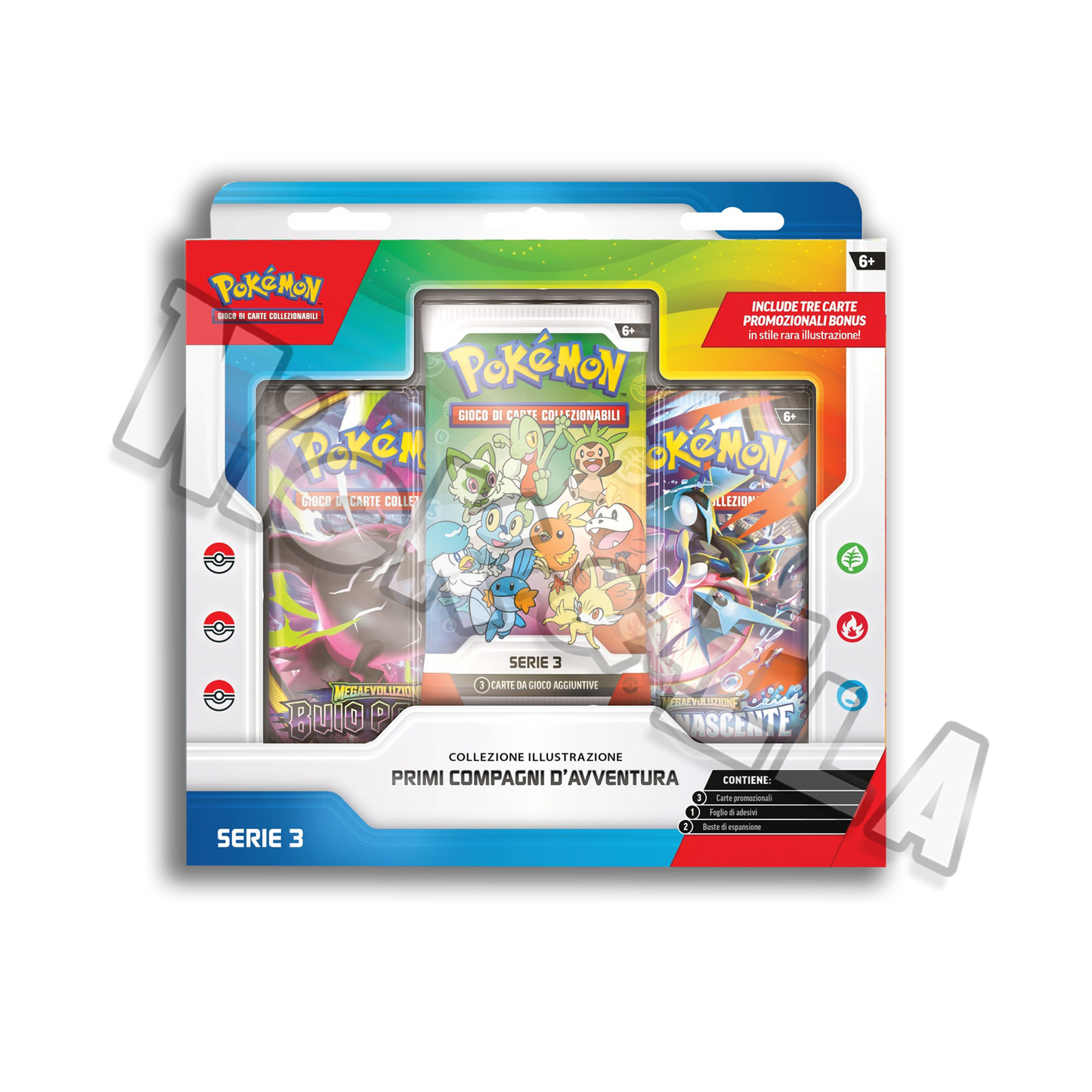 Pokemon: Collezione ILLUSTRAZIONE - PRIMI COMPAGNI D'AVVENTURA Serie 3 (ITA🇮🇹)