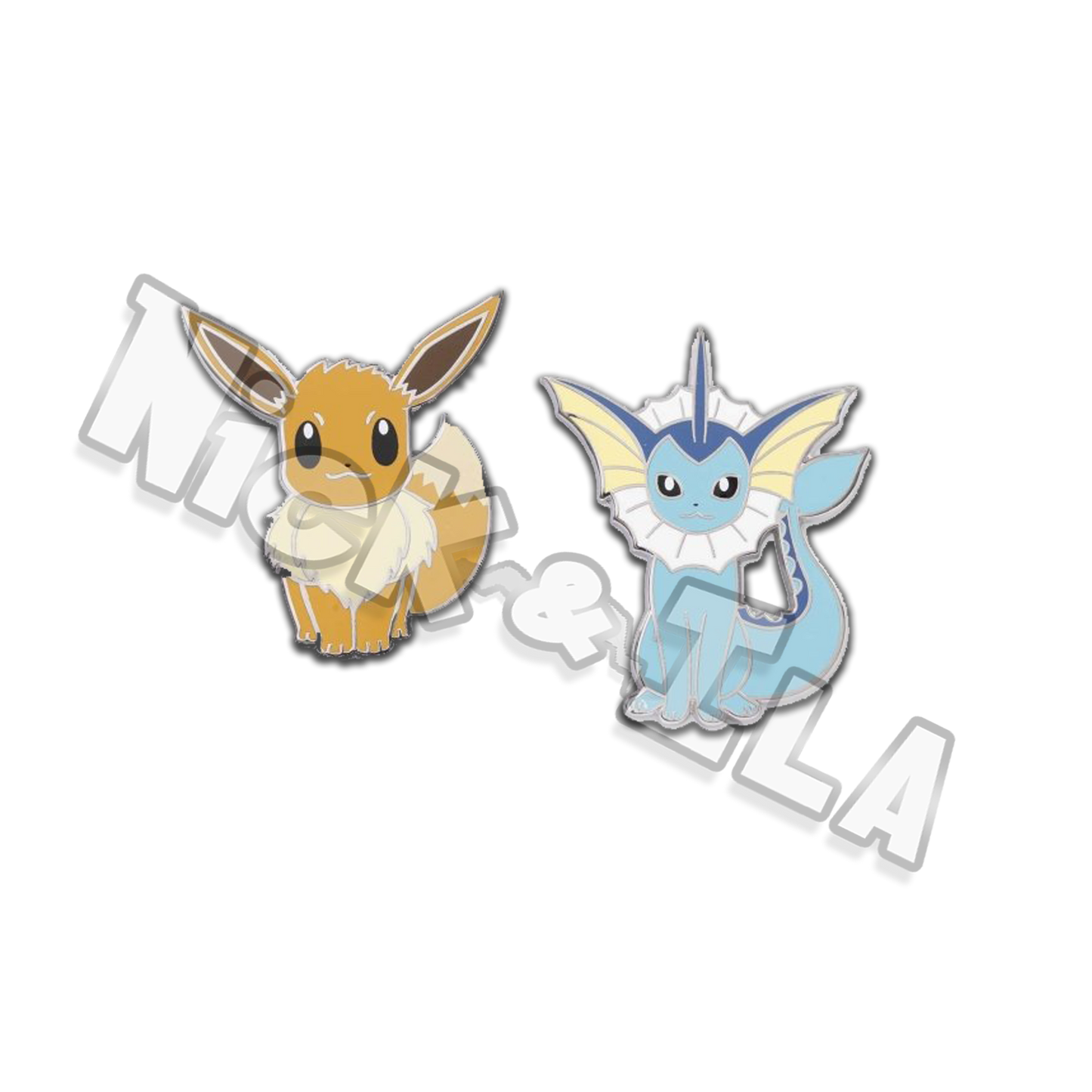 Pokemon center Pin: Eevee & Vaporeon